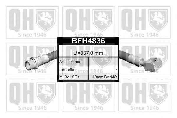 Quinton Hazell BFH4836 Гальмівний шланг BFH4836: Купити в Україні - Добра ціна на EXIST.UA!