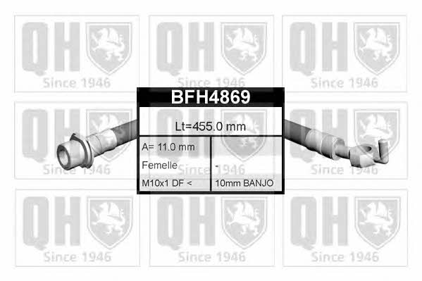 Quinton Hazell BFH4869 Гальмівний шланг BFH4869: Купити в Україні - Добра ціна на EXIST.UA!