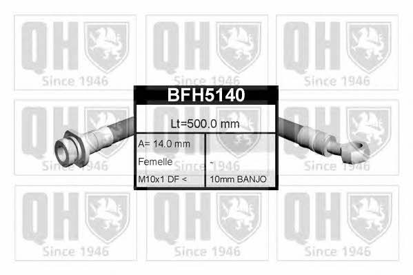 Quinton Hazell BFH5140 Гальмівний шланг BFH5140: Купити в Україні - Добра ціна на EXIST.UA!