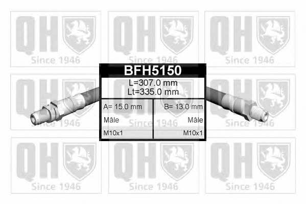Quinton Hazell BFH5150 Гальмівний шланг BFH5150: Купити в Україні - Добра ціна на EXIST.UA!