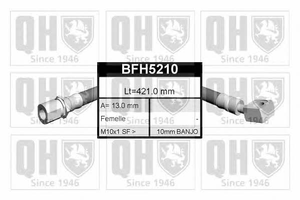 Quinton Hazell BFH5210 Гальмівний шланг BFH5210: Купити в Україні - Добра ціна на EXIST.UA!