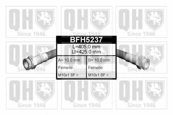 Quinton Hazell BFH5237 Гальмівний шланг BFH5237: Купити в Україні - Добра ціна на EXIST.UA!