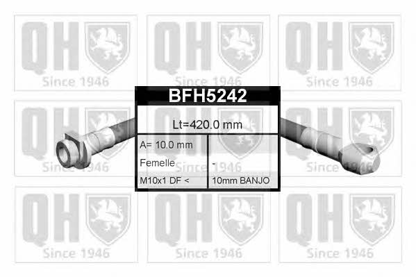 Quinton Hazell BFH5242 Гальмівний шланг BFH5242: Купити в Україні - Добра ціна на EXIST.UA!