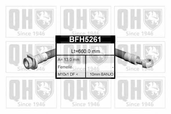 Quinton Hazell BFH5261 Гальмівний шланг BFH5261: Купити в Україні - Добра ціна на EXIST.UA!
