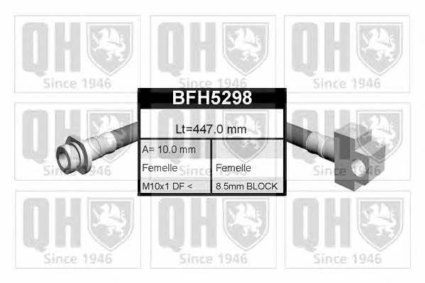 Quinton Hazell BFH5298 Гальмівний шланг BFH5298: Купити в Україні - Добра ціна на EXIST.UA!