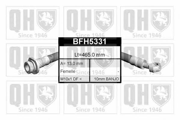 Quinton Hazell BFH5331 Гальмівний шланг BFH5331: Купити в Україні - Добра ціна на EXIST.UA!