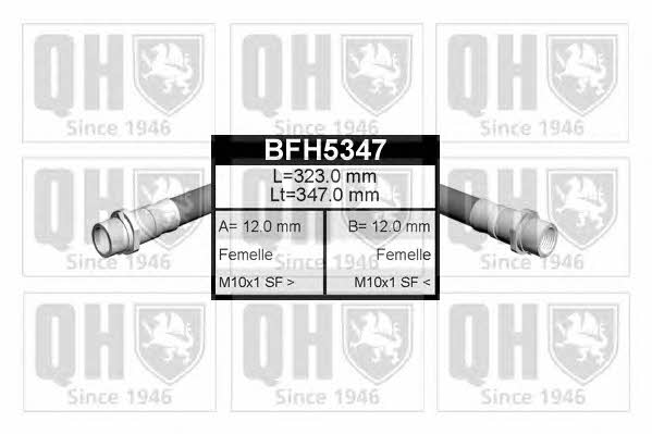 Quinton Hazell BFH5347 Гальмівний шланг BFH5347: Купити в Україні - Добра ціна на EXIST.UA!