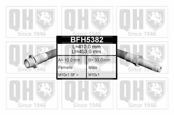 Quinton Hazell BFH5382 Гальмівний шланг BFH5382: Купити в Україні - Добра ціна на EXIST.UA!