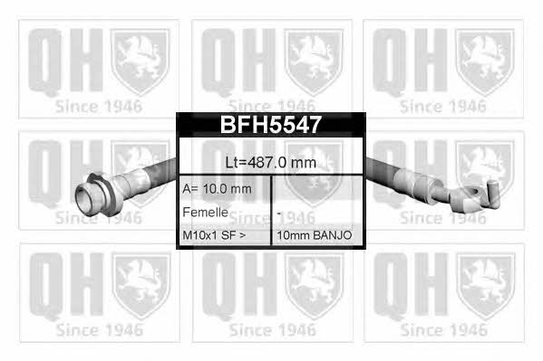 Quinton Hazell BFH5547 Гальмівний шланг BFH5547: Купити в Україні - Добра ціна на EXIST.UA!