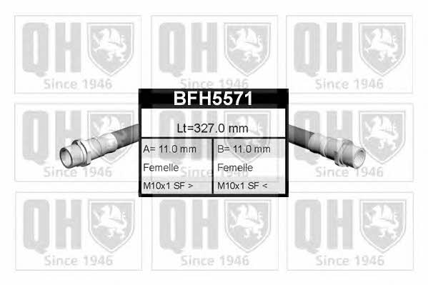 Quinton Hazell BFH5571 Гальмівний шланг BFH5571: Купити в Україні - Добра ціна на EXIST.UA!