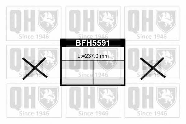 Quinton Hazell BFH5591 Гальмівний шланг BFH5591: Купити в Україні - Добра ціна на EXIST.UA!