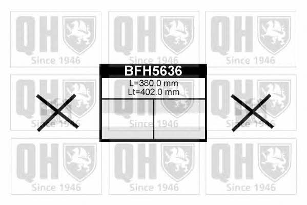 Quinton Hazell BFH5636 Гальмівний шланг BFH5636: Купити в Україні - Добра ціна на EXIST.UA!