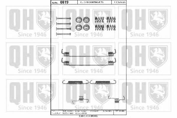 Quinton Hazell BFK456 Комплект монтажний гальмівних колодок BFK456: Купити в Україні - Добра ціна на EXIST.UA!