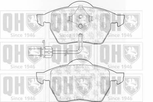BP1022 Quinton Hazell Тормозные колодки дисковые, комплект