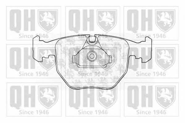 Quinton Hazell BP1052 Тормозные колодки дисковые, комплект BP1052: Отличная цена - Купить в Украине на EXIST.UA! BP1052 Quinton Hazell Тормозные колодки дисковые, комплект