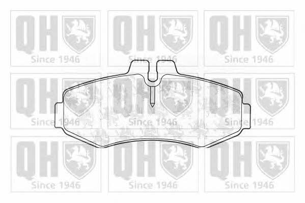 BP1096 Quinton Hazell Тормозные колодки дисковые, комплект