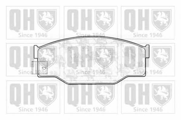 Quinton Hazell BP1155 Гальмівні колодки, комплект BP1155: Купити в Україні - Добра ціна на EXIST.UA!