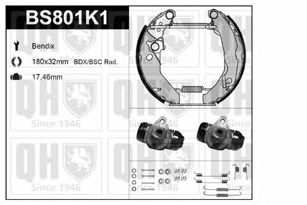 Quinton Hazell BS801K1 Колодки гальмівні барабанні, комплект BS801K1: Купити в Україні - Добра ціна на EXIST.UA!
