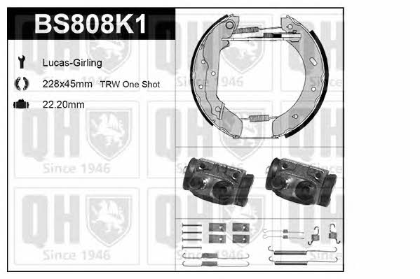 Quinton Hazell BS808K1 Колодки гальмівні барабанні, комплект BS808K1: Купити в Україні - Добра ціна на EXIST.UA!
