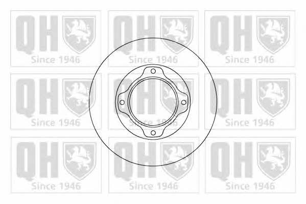 Quinton Hazell BDC4617 Диск гальмівний задній невентильований BDC4617: Купити в Україні - Добра ціна на EXIST.UA!