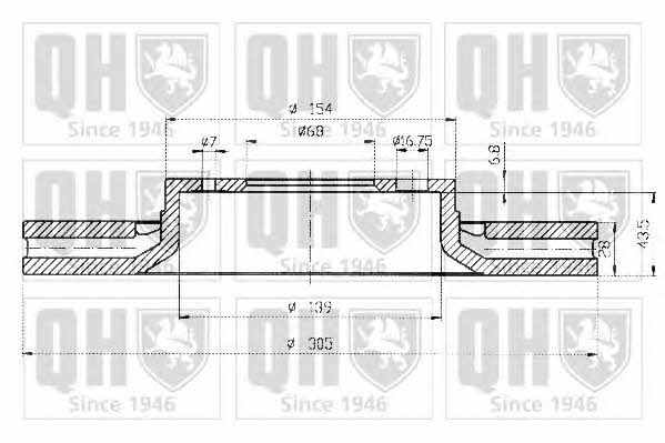 Купить Quinton Hazell BDC4728 по низкой цене в Украине!