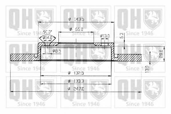 Купити Quinton Hazell BDC4740 за низькою ціною в Україні!