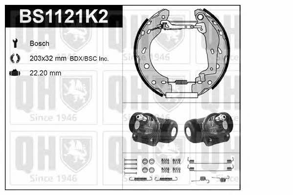 Quinton Hazell BS1121K2 Колодки гальмівні барабанні, комплект BS1121K2: Купити в Україні - Добра ціна на EXIST.UA!