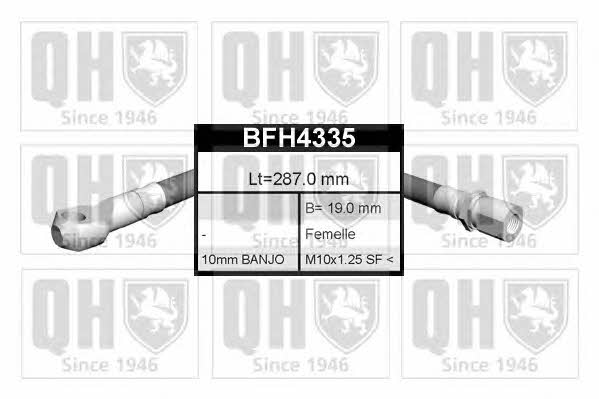 Quinton Hazell BFH4335 Гальмівний шланг BFH4335: Купити в Україні - Добра ціна на EXIST.UA!
