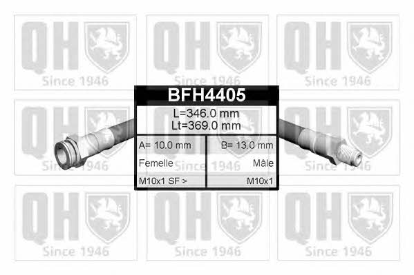 Quinton Hazell BFH4405 Гальмівний шланг BFH4405: Купити в Україні - Добра ціна на EXIST.UA!
