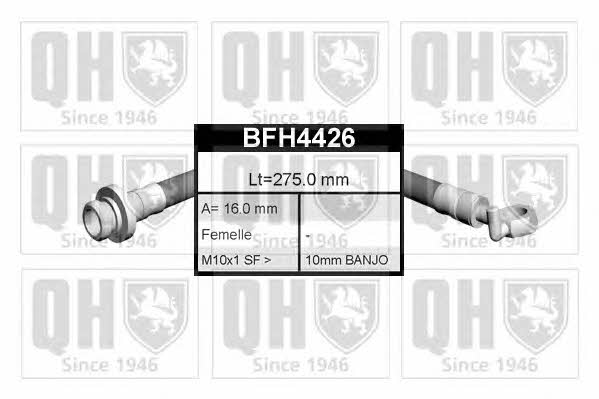 Quinton Hazell BFH4426 Гальмівний шланг BFH4426: Купити в Україні - Добра ціна на EXIST.UA!