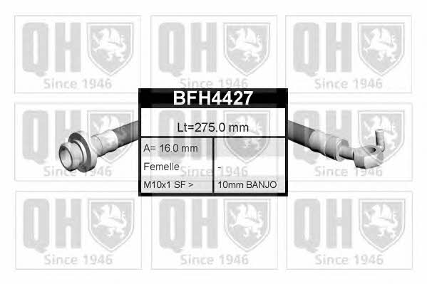 Quinton Hazell BFH4427 Гальмівний шланг BFH4427: Приваблива ціна - Купити в Україні на EXIST.UA!