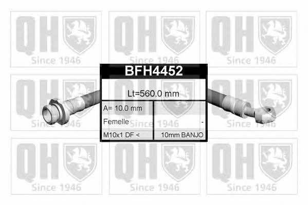 Quinton Hazell BFH4452 Гальмівний шланг BFH4452: Купити в Україні - Добра ціна на EXIST.UA!