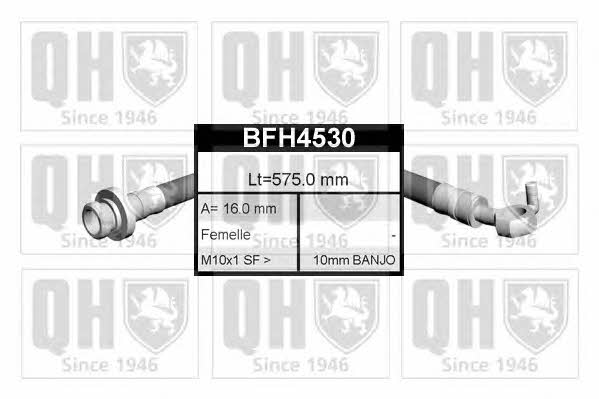 Quinton Hazell BFH4530 Гальмівний шланг BFH4530: Купити в Україні - Добра ціна на EXIST.UA!