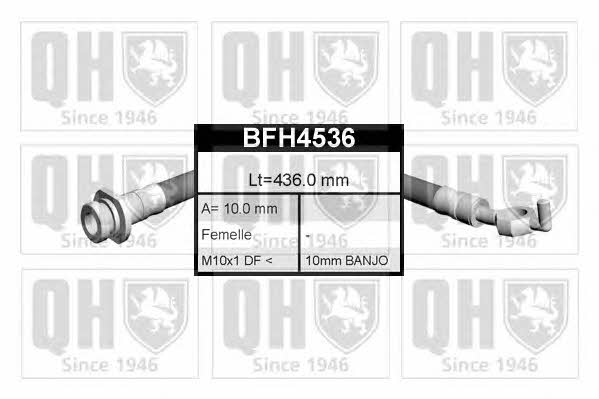 Quinton Hazell BFH4536 Гальмівний шланг BFH4536: Купити в Україні - Добра ціна на EXIST.UA!