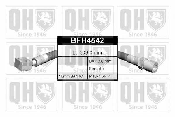 Quinton Hazell BFH4542 Гальмівний шланг BFH4542: Купити в Україні - Добра ціна на EXIST.UA!
