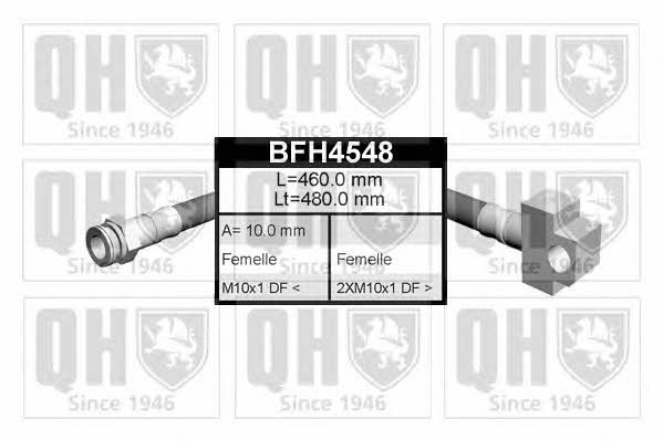 Quinton Hazell BFH4548 Гальмівний шланг BFH4548: Купити в Україні - Добра ціна на EXIST.UA!