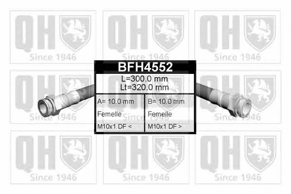Quinton Hazell BFH4552 Гальмівний шланг BFH4552: Купити в Україні - Добра ціна на EXIST.UA!