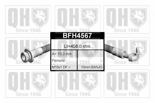 Quinton Hazell BFH4567 Гальмівний шланг BFH4567: Купити в Україні - Добра ціна на EXIST.UA!