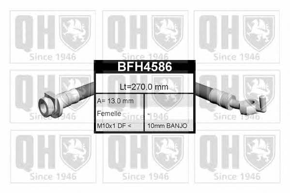 Quinton Hazell BFH4586 Гальмівний шланг BFH4586: Купити в Україні - Добра ціна на EXIST.UA!
