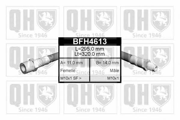 Quinton Hazell BFH4613 Гальмівний шланг BFH4613: Купити в Україні - Добра ціна на EXIST.UA!