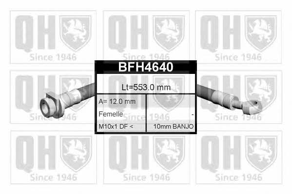 Quinton Hazell BFH4640 Гальмівний шланг BFH4640: Купити в Україні - Добра ціна на EXIST.UA!