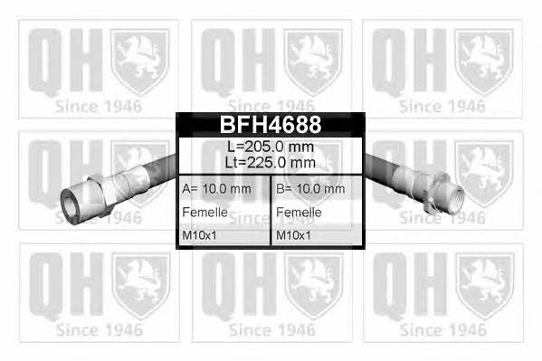 Quinton Hazell BFH4688 Гальмівний шланг BFH4688: Купити в Україні - Добра ціна на EXIST.UA!