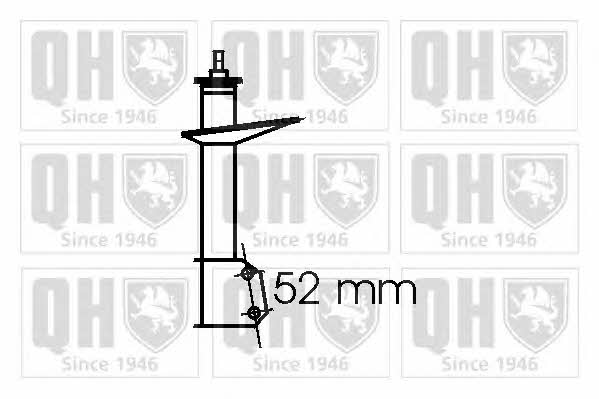 Quinton Hazell 129363 Амортизатор підвіски передній масляний 129363: Купити в Україні - Добра ціна на EXIST.UA!