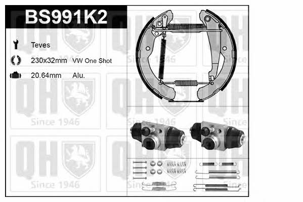 Quinton Hazell BS991K2 Колодки гальмівні барабанні, комплект BS991K2: Купити в Україні - Добра ціна на EXIST.UA!