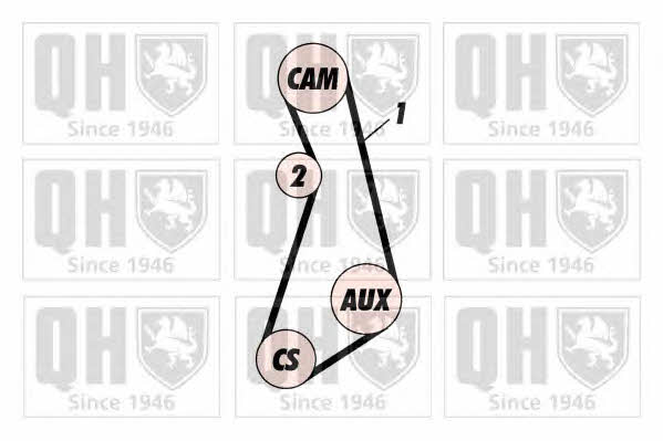 QBK441 Quinton Hazell Комплект зубчастих ременів