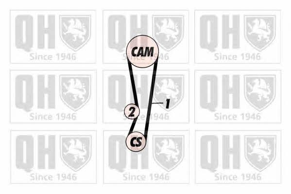 Quinton Hazell QBK462 Комплект зубчастих ременів QBK462: Купити в Україні - Добра ціна на EXIST.UA!