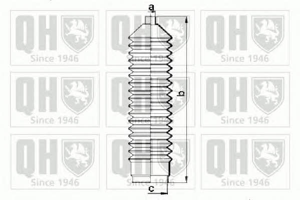 Quinton Hazell QG1179 Пильовик рульової рейки, комплект QG1179: Купити в Україні - Добра ціна на EXIST.UA!