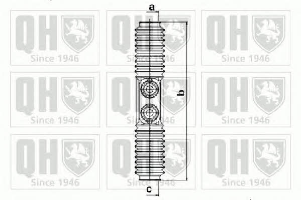 Quinton Hazell QG1184 Пильовик рульової рейки, комплект QG1184: Приваблива ціна - Купити в Україні на EXIST.UA!