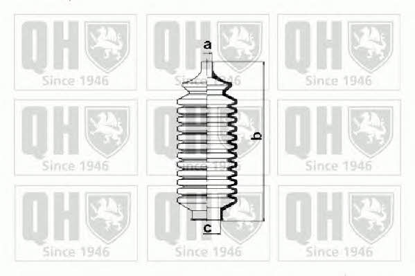 Quinton Hazell QG1216 Пильовик рульової рейки, комплект QG1216: Приваблива ціна - Купити в Україні на EXIST.UA!
