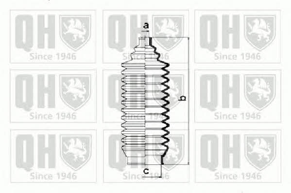 Quinton Hazell QG1217 Пильовик рульової рейки, комплект QG1217: Приваблива ціна - Купити в Україні на EXIST.UA!